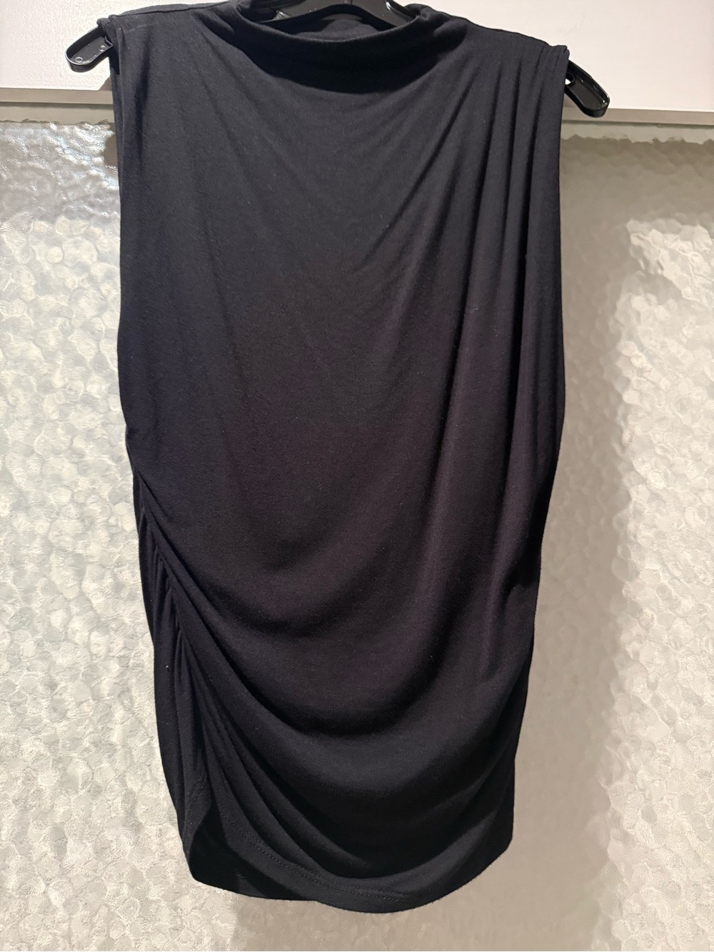 Black Wasabi + Mint Women's Draped Sleeveless Top